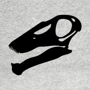 Amargasaurus (Bajadasaurus) skull - black T-Shirt